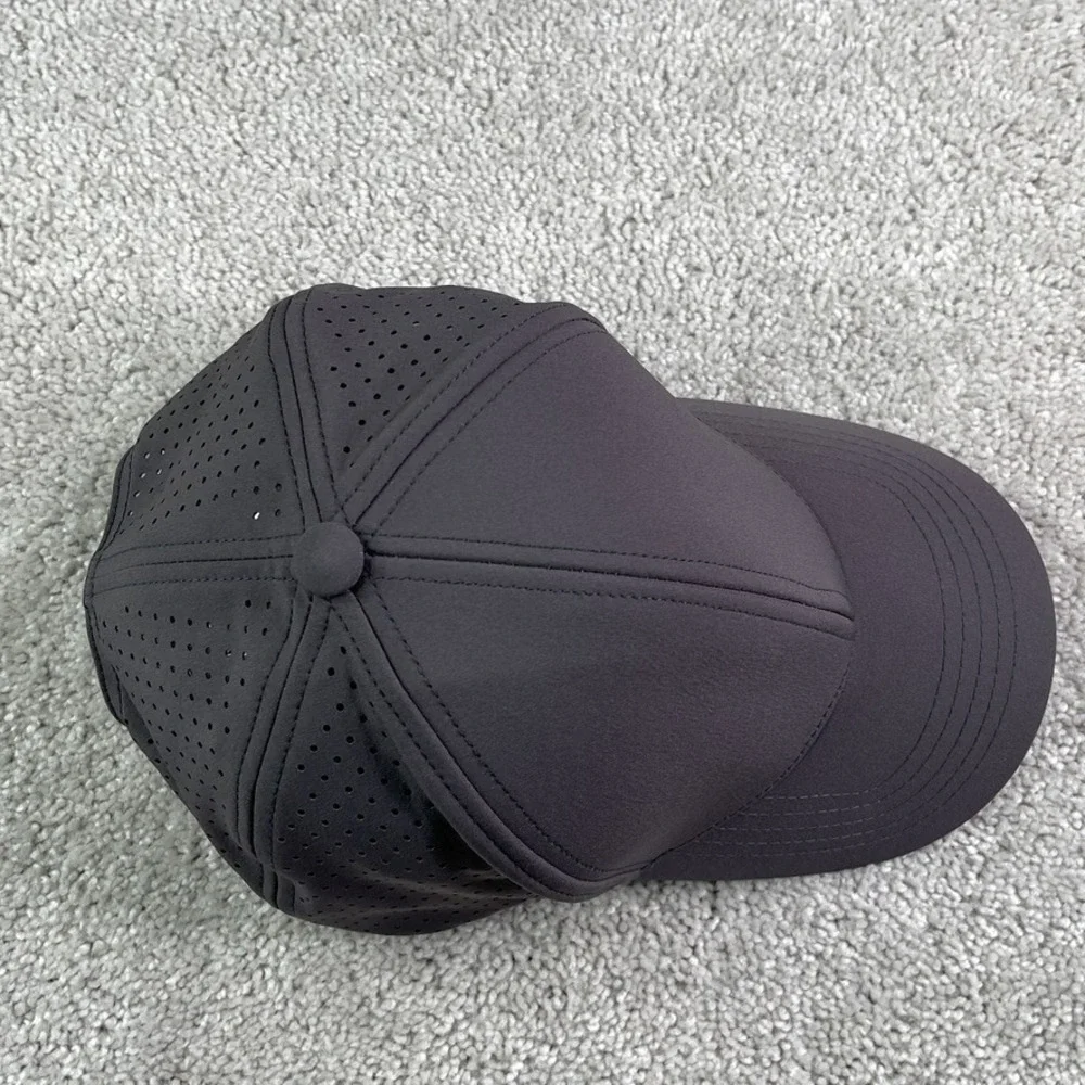 VRST Hat Mens Gray Snapback Perforated Performance Ultimate Golf Cap Adjustable